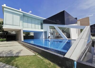 Modern house with outdoor pool