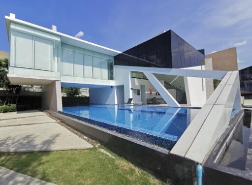 Modern house with outdoor pool