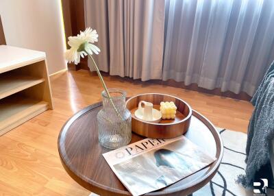 Living room with coffee table