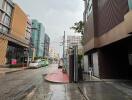 Street view with building