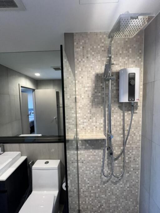 Bathroom with modern shower