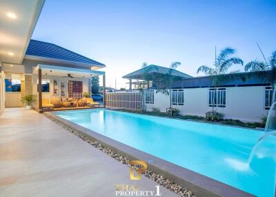 Luxury New 3 Bedroom Pool Villa For Sale - Soi Hua Hin 102