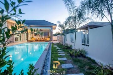 Luxury New 3 Bedroom Pool Villa For Sale - Soi Hua Hin 102