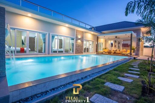 Luxury New 3 Bedroom Pool Villa For Sale - Soi Hua Hin 102