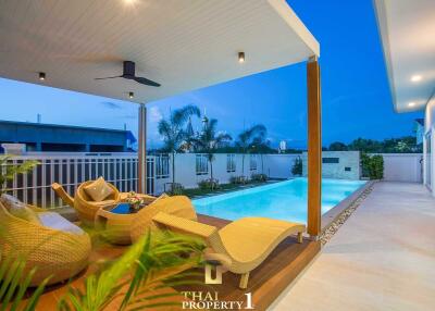 Luxury New 3 Bedroom Pool Villa For Sale - Soi Hua Hin 102