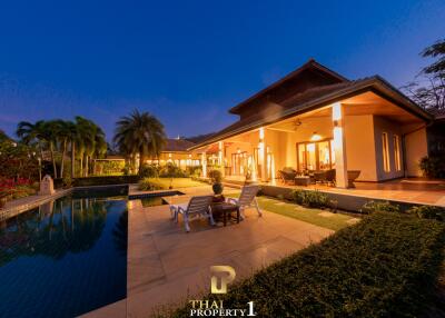 Charming 5 Bed Pool Villa - White Lotus 2 Hua Hin