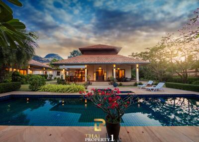 Charming 5 Bed Pool Villa - White Lotus 2 Hua Hin