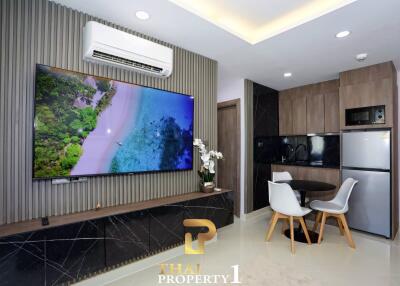 Lovely Renovated 1 Bed Condo At Paradise Park Jomtien