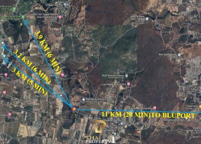 1 Rai 2 Ngan Land For Sale - Black Mountain Area Hua Hin