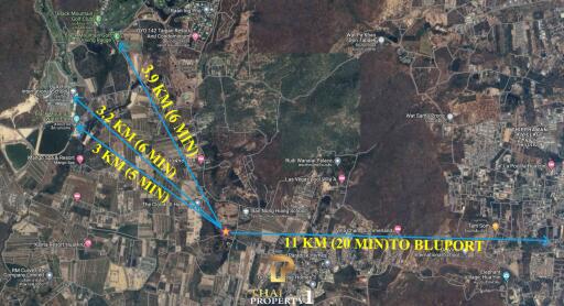 1 Rai 2 Ngan Land For Sale - Black Mountain Area Hua Hin