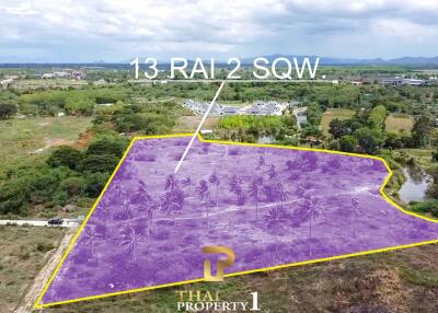 Perfect Development Land - 13 Rai For Sale - Hin Lek Fai, Hua Hin