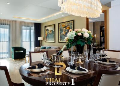 Finest Luxury In Pattaya - Top Floor 2 Bedroom Sea View Unit At Elysium Residences