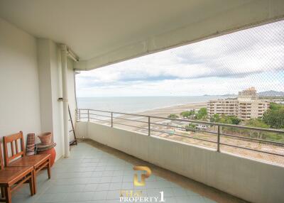 Ideally Located Beach Front 2 Bed Condo For Sale At Palm Pavilion Hua Hin