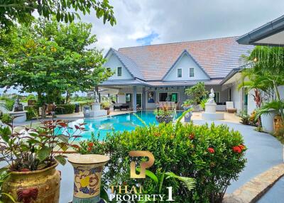 Large Family 6 Bed Pool Villa On 1 Rai 70 Sqw. Plot - Huai Yai - Pattaya