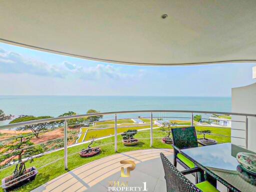 Corner Unobstructed Sea View Condo At Pure Sunset Beach - Na Jomtien