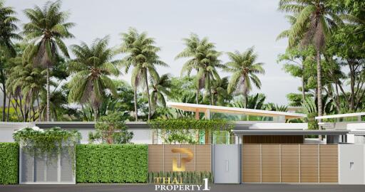 New Modern Central Villas Under Construction - Hua Hin Soi 94