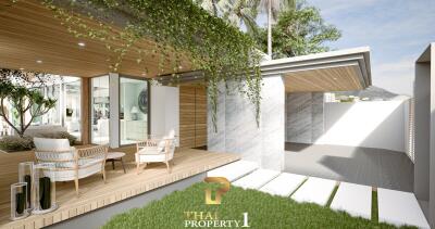 New Modern Central Villas Under Construction - Hua Hin Soi 94