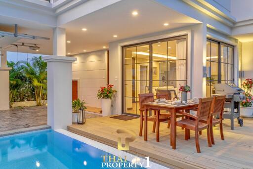 Exclusive Pool Villa Project On The Top Of  Golden Location In Pattaya