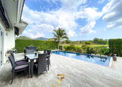 Direct Golf Course View - 3 Bedroom Pool Villa @ Black Mountain