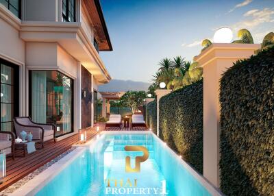 Exclusive Pool Villa Project On The Top Of Golden Location In Pattaya