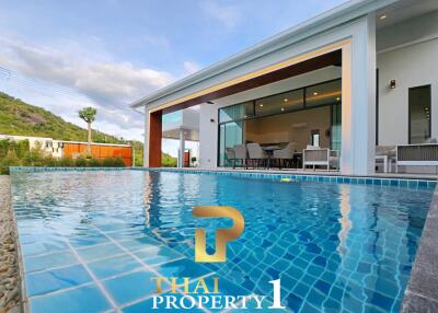 New Modern Design 3 Bedroom Pool Villa With Mountain-Views - Hua Hin