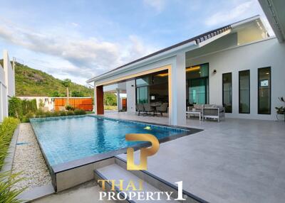 New Modern Design 3 Bedroom Pool Villa With Mountain-Views - Hua Hin