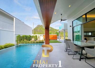 New Modern Design 3 Bedroom Pool Villa With Mountain-Views - Hua Hin