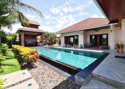 Top-Quality Thai Bali Style 4-Bedroom Pool Villa in Popular Hillside Hamlet - Fully Furnished & Ready to Move In