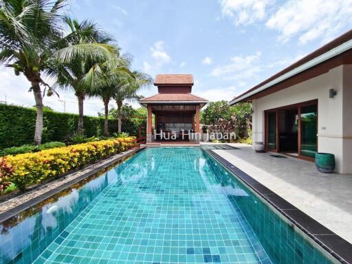 Top-Quality Thai Bali Style 4-Bedroom Pool Villa in Popular Hillside Hamlet - Fully Furnished & Ready to Move In