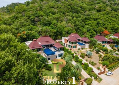 Mountain & Sea View Villa In Stunning Estate - Panorama Khao Tao