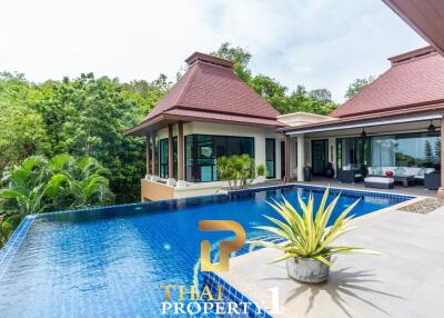 Mountain & Sea View Villa In Stunning Estate - Panorama Khao Tao