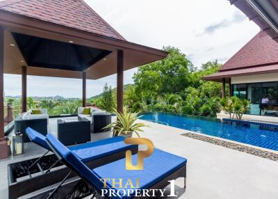 Mountain & Sea View Villa In Stunning Estate - Panorama Khao Tao