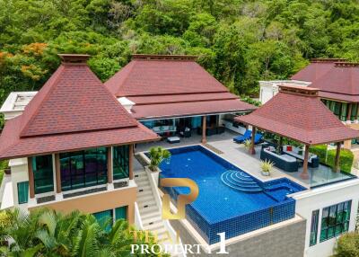 Mountain & Sea View Villa In Stunning Estate - Panorama Khao Tao