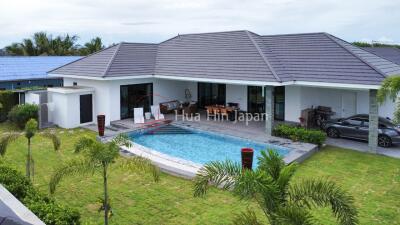 Solid and Eco-Friendly 3-Bedroom Pool Villa near Black Mountain Golf – Completed in 2023 – For Sale in Hua Hin