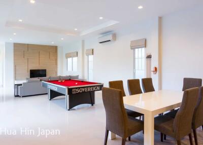 Contemporary 4 Bedroom Pool Villa with Stunning View from Roof Top Terrace for Sale in South of Hua Hin (fully furnished)