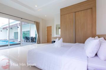 Contemporary 4 Bedroom Pool Villa with Stunning View from Roof Top Terrace for Sale in South of Hua Hin (fully furnished)