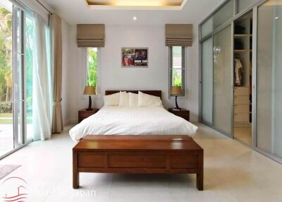 **Huge Price Reduction!** Recently Renovated 3 Bedroom Pool Villa in Popular Red Mountain Waterside Project Off Soi 88 in Hua Hin for Sale (Completed & Fully Furnished)