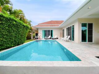 **Huge Price Reduction!** Recently Renovated 3 Bedroom Pool Villa in Popular Red Mountain Waterside Project Off Soi 88 in Hua Hin for Sale (Completed & Fully Furnished)