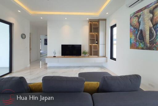 Top Quality Solid 3 Bedroom Pool Villa for Sale near Black Mountain and Hua Hin International School (Off plan)