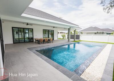 Top Quality Solid 3 Bedroom Pool Villa for Sale near Black Mountain and Hua Hin International School (Off plan)