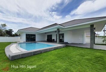 Top Quality Solid 3 Bedroom Pool Villa for Sale near Black Mountain and Hua Hin International School (Off plan)