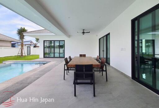 Top Quality Solid 3 Bedroom Pool Villa for Sale near Black Mountain and Hua Hin International School (Off plan)