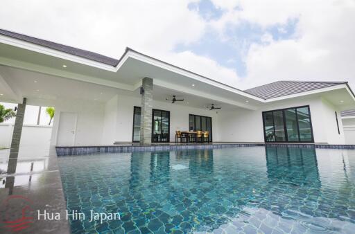 Top Quality Solid 3 Bedroom Pool Villa for Sale near Black Mountain and Hua Hin International School (Off plan)