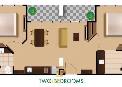 New Two Bedroom Unit At Harmonia City Garden