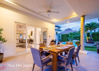 Modern 3 Bedroom Pool Villa For Sale inside Popular Mali Prestige Project in Hua Hin (fully furnished)