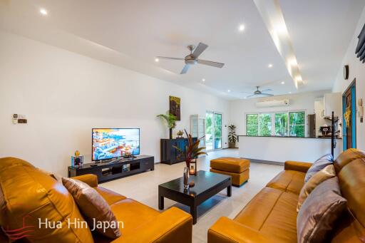 Modern 3 Bedroom Pool Villa For Sale inside Popular Mali Prestige Project in Hua Hin (fully furnished)