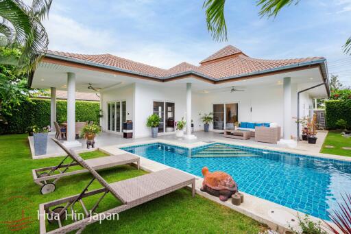 Modern 3 Bedroom Pool Villa For Sale inside Popular Mali Prestige Project in Hua Hin (fully furnished)