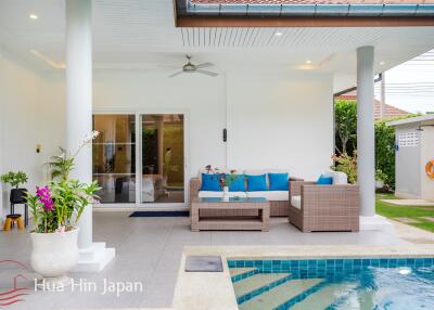 Modern 3 Bedroom Pool Villa For Sale inside Popular Mali Prestige Project in Hua Hin (fully furnished)