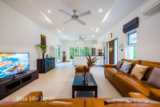 Modern 3 Bedroom Pool Villa For Sale inside Popular Mali Prestige Project in Hua Hin (fully furnished)