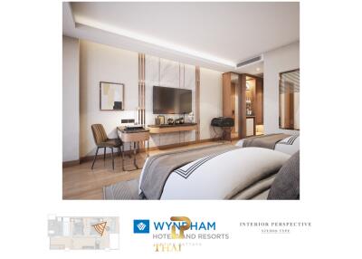 Wyndham Jomtien - New Studio Unit With Garden View